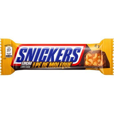 Chocolate pé de moleque snickers 42g