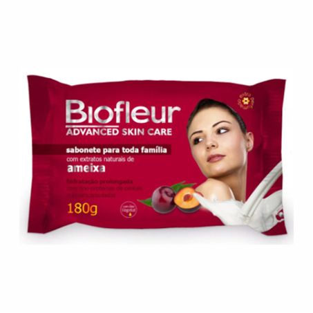 SABONETE BIOFLEUR HIDRATAN AMEIXA 180G