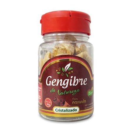 Gengibre com Canela Cristalizado Natureza 30g