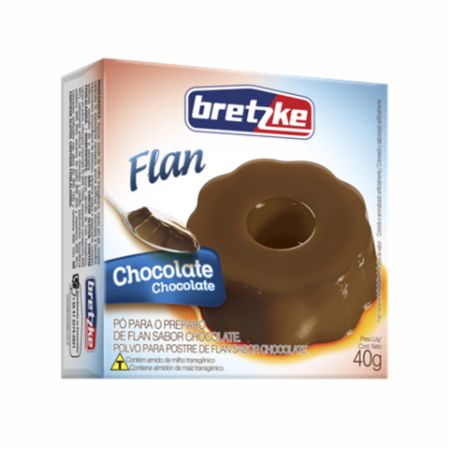 FLAN BRETZKE EM PO CHOC C/CAN 40G