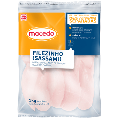 Filezinho sassami macedo 1kg