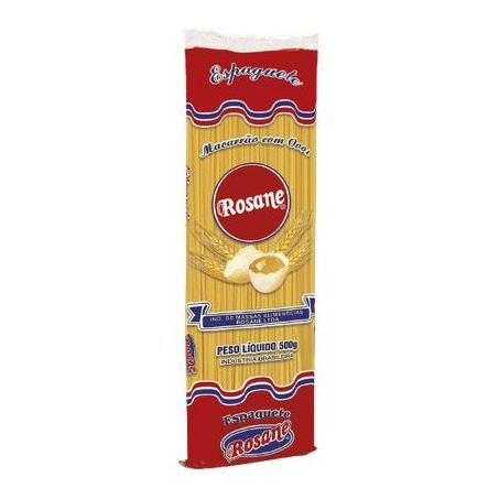 Macarrão com Ovos Rosane Espaguete 500G