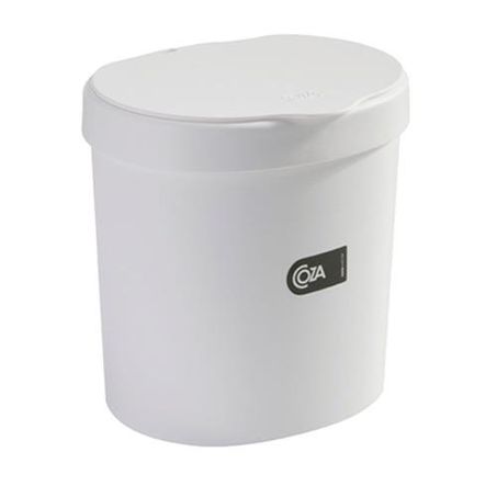 LIXEIRA BRINOX 2.5L COM PEDAL BRANCA