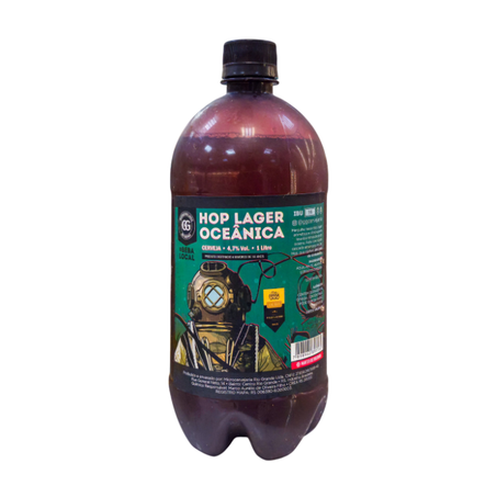 CERVEJA GG HOP LAGER OCEÂNICA PET 1L
