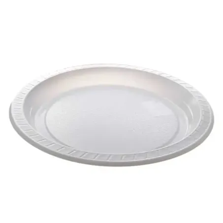 ALEGRIA&FESTA PRATO PLASTICO BRANCO 15 CM C/10    