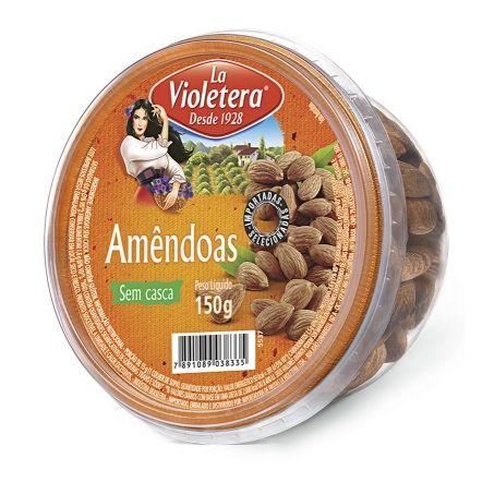 Amendoas La Violetera Sem Casca 150G