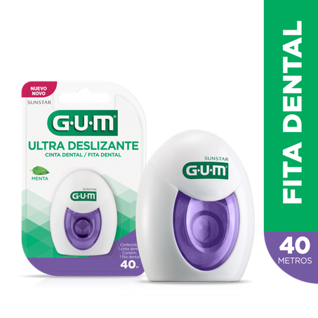 FITA DENTAL SUNSTAR GUM ULTRA DESLIZANTE MENTA C/40M