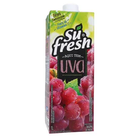 Bebida Néctar Sufresh Uva Caixa 1l 
  360-35