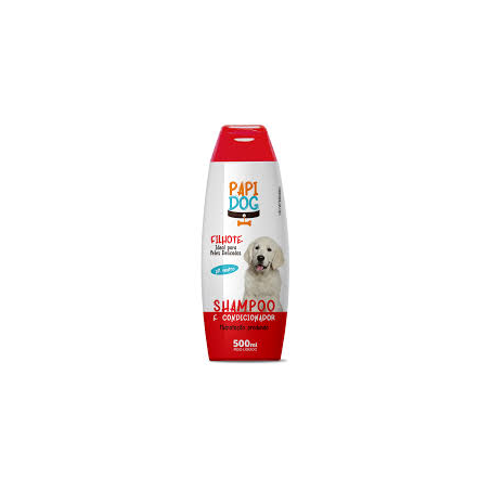 SHAMP/COND PAPI DOG FILHOTE HID PROF 500ML