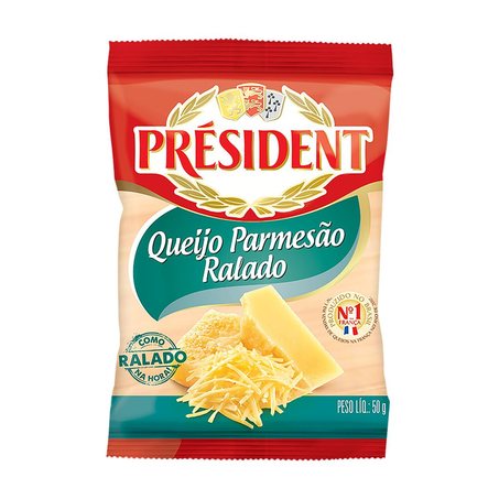 Queijo Ralado Président 50g - Parmesão
