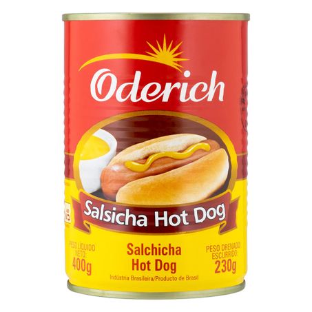 SALSICHA HOT-DOG EM CONSERVA ODERICH