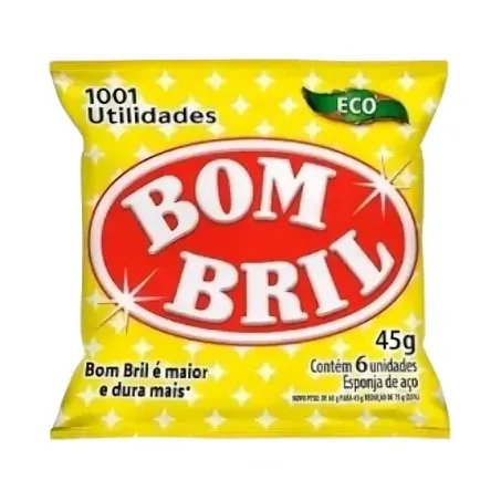 Esponja palha de aco bombril 45g