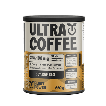 ULTRACOFFE CARAMELO 220G - PLANT POWER
