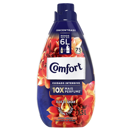 Amaciante de Roupas Comfort Energia Floral Frasco 1.5lt
