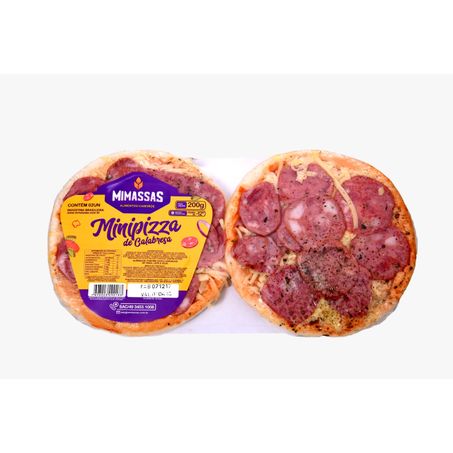 Pizza mini calabresa mi-massa 200g