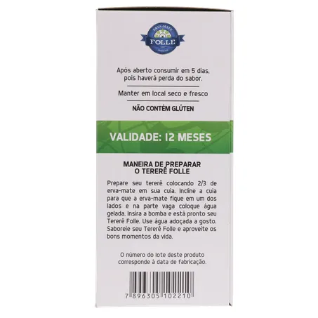 Erva tererê folle limão 500g 360-3