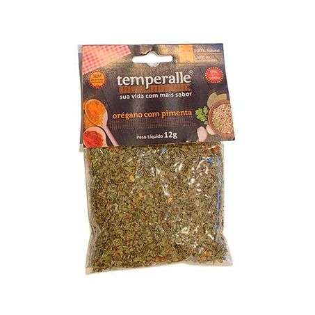 Oregano com pimenta temperalle pc 10g