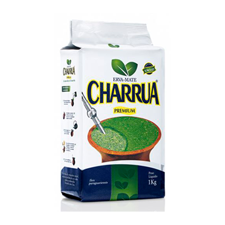 Erva mate charrua premium à vácuo 1kg
