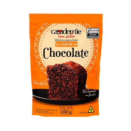 Mistura para bolo casa de mãe chocolate 350g