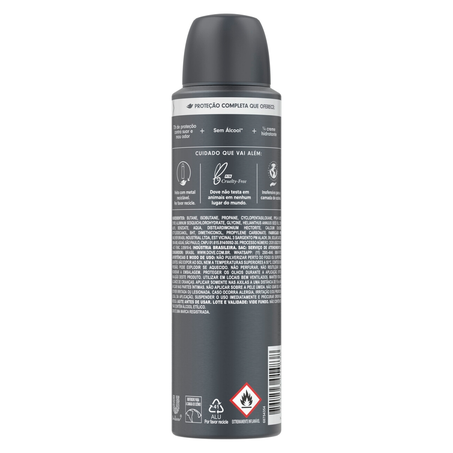 Desodorante Aerosol Dove MenCare Sem Perfume 150ml 360-3