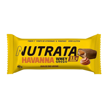 Barra Whey Grego Coffee Cream Nutrata Chocolate 40g