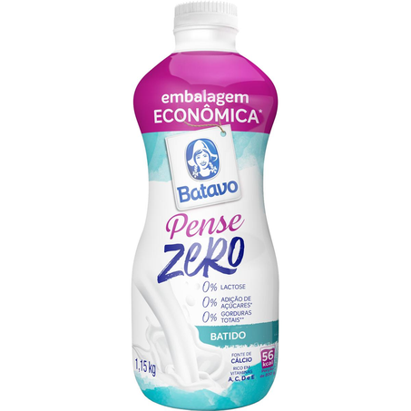 Bebida Láctea Batavo 1.150g - Pense Zero - Zero Lactose - Batido