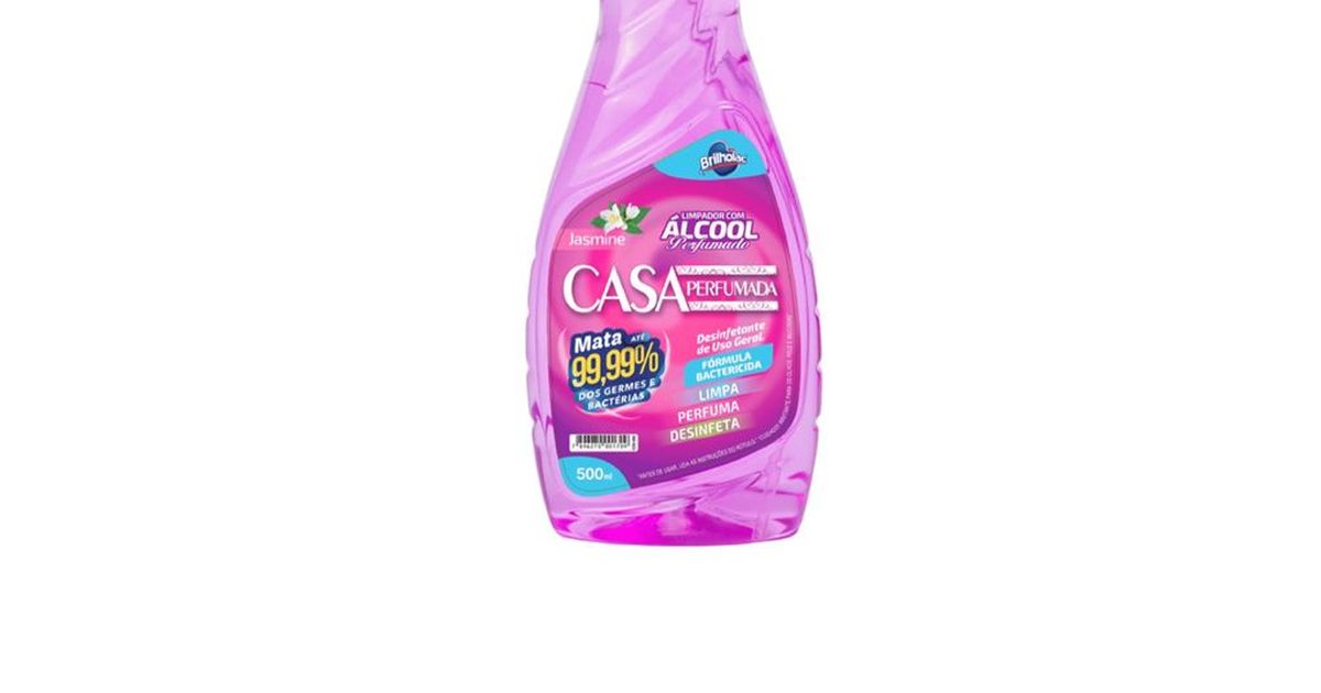 Limpador Álcool Casa Perfumada Jasmine Gatilho 500Ml