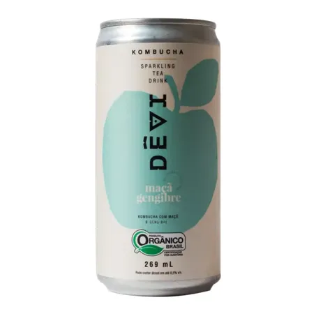 BEBIDA KOMBUCHA DÊVI MAÇÃ/GENGIBRE 269ML