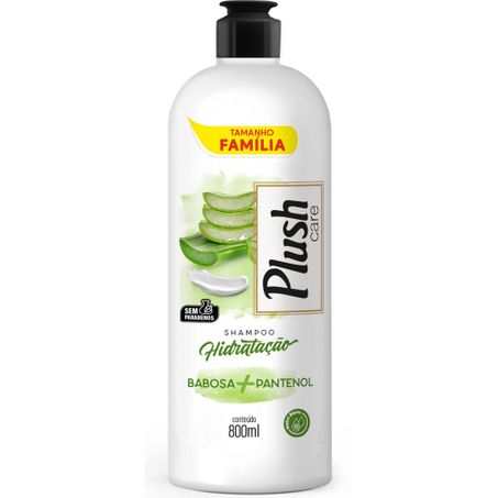 Shampoo Plush 800ml Babosa e Pantenol