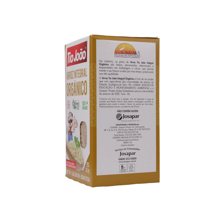 ARROZ TIO JOÃO INTEGRAL ORGÂNICO 1KG 360-11