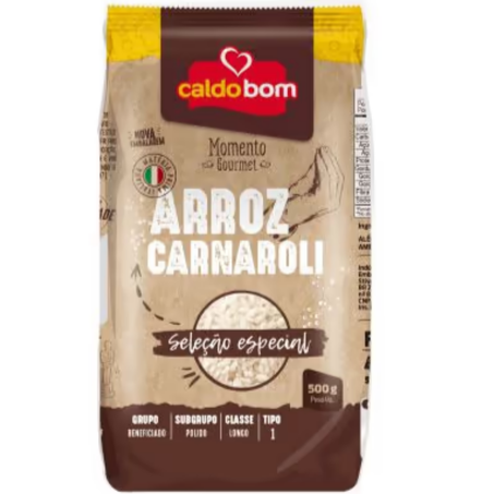 Arroz caldo bom 500g seleção especial carnaroli