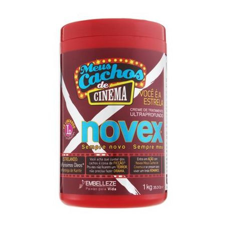 Creme de tratamento capilar novex meus cachos de cinema 1kg