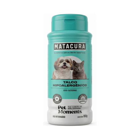 Talco matacura hipoalergênico 100g