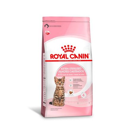 Ração Royal Canin Filhotes Castrados para Gatos Filhotes Castrados de 6 a 12 Meses 400Gr