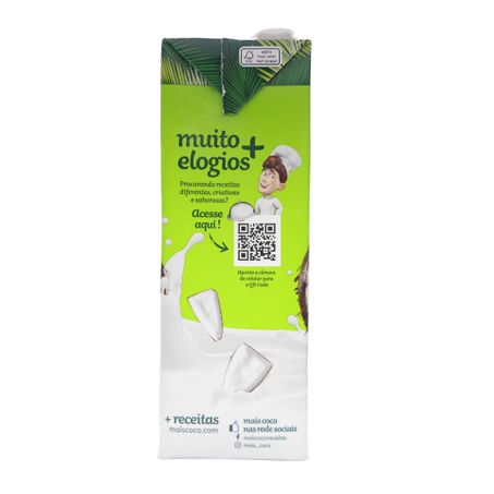 Leite coco mais coco tp 1lt 360-45