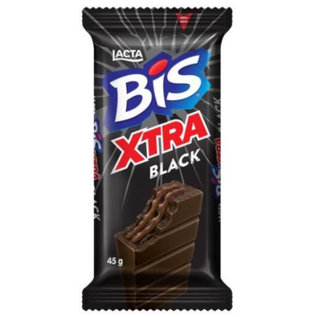 Wafer lacta bis xtra black 45g