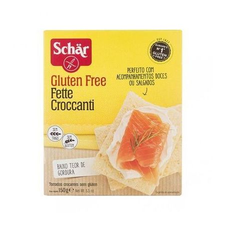 TORRADAS SCHAR SEM GLUTEN 150G LEVES