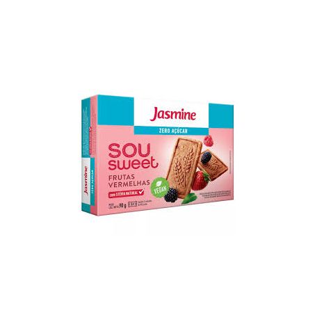Biscoito jasmine sou sweet frutas vermelhas 75g