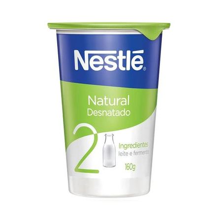 Iogurte Natural Nestlé Desnatado 160G