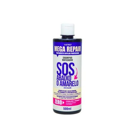 Shampoo Wever 500ml Mega Repair Matizador