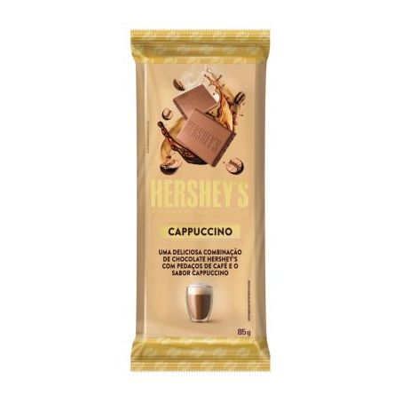 Chocolate mesclado ao leite/branco cappuccino hersheys 85g