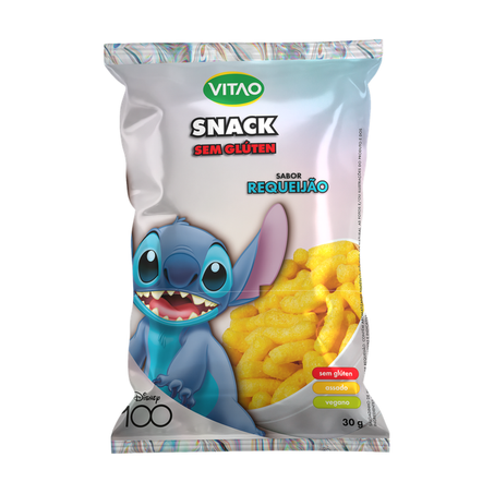 Snack Requeijão Lilo  Stitch Vitao Pacote 30g