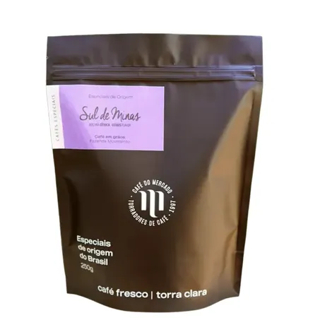 Cafe do mercado torra clara sul de minas moido 250g