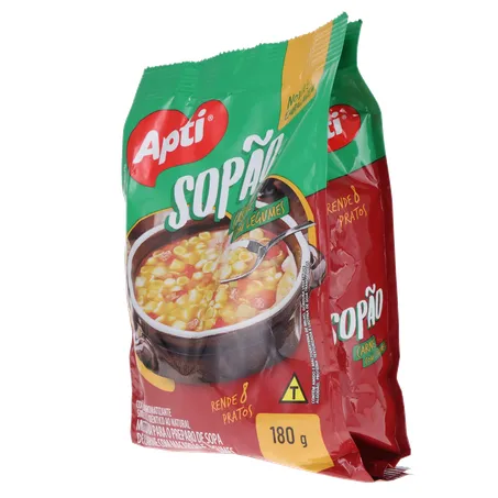 Sopão Carne com Macarrão e Legumes Apti 180g 360-4