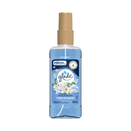 Odorizador de Ambiente Toque de Maciez Glade Frasco 120ml Spray Perfumado