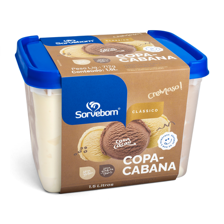 Sorvete sorvebom copacabana 1.5 lt