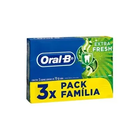 Pack creme dental oral b extra fresh 70g