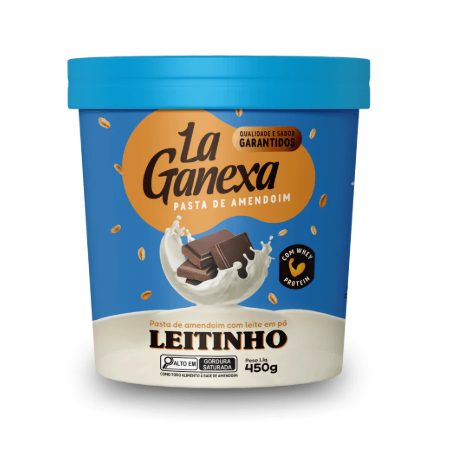 Pasta amendoim la ganexa 450gr leitinho