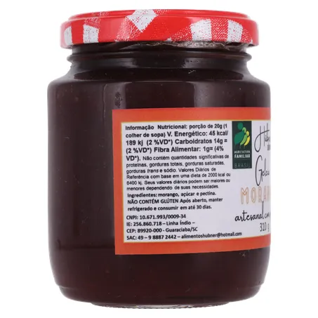 Geleia hubner morango 310g 360-29