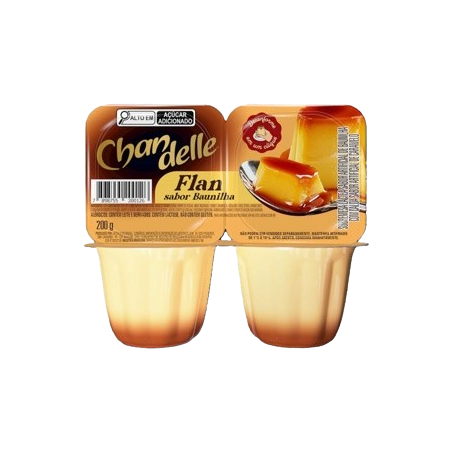 Sobremesa chandelle flan baunilha 200g